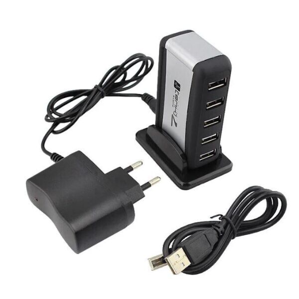 

USB Hub на 7 портов + блок питания активный