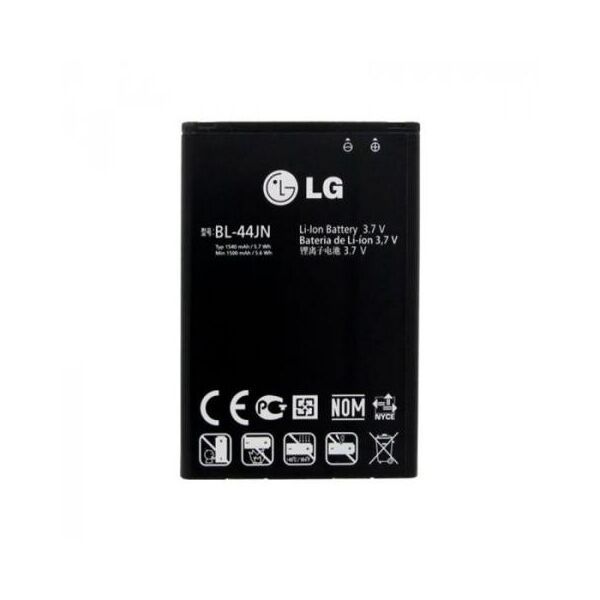 

Аккумулятор BL-44JN для LG P970/P690/E730/C660/E510/E400/E430 1540mAh