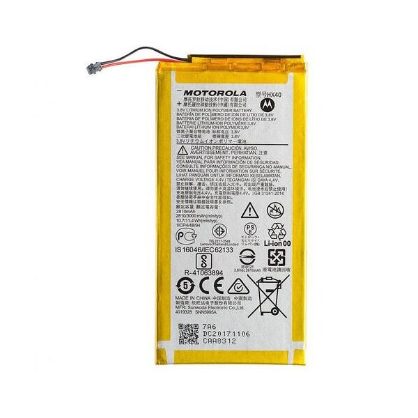 

Аккумулятор HX40 для Motorola Moto X4 2810mAh