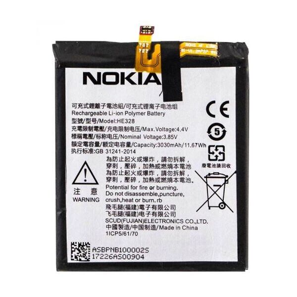 

Аккумулятор HE328 для Nokia 8 3030mAh