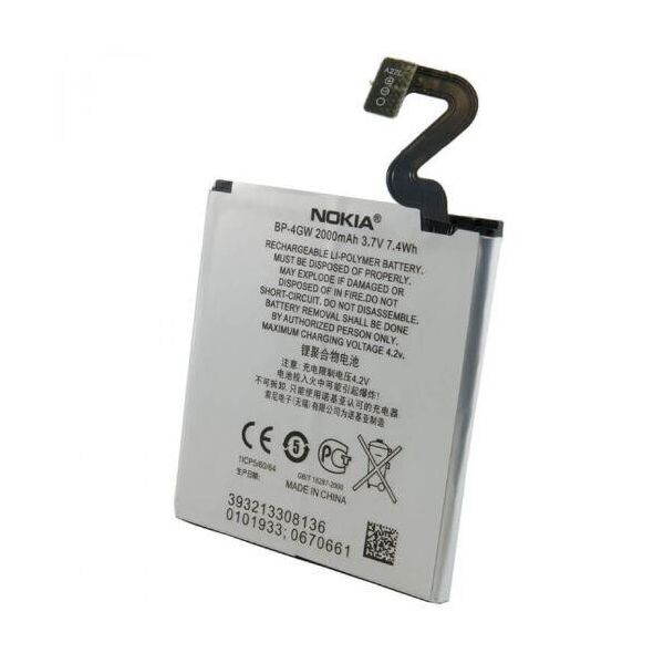 

Аккумулятор BP-4GW для Nokia Lumia 920 2000mAh