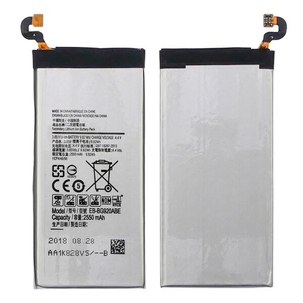 

Аккумулятор EB-BG920ABE для Samsung G920 Galaxy S6 2550mAh