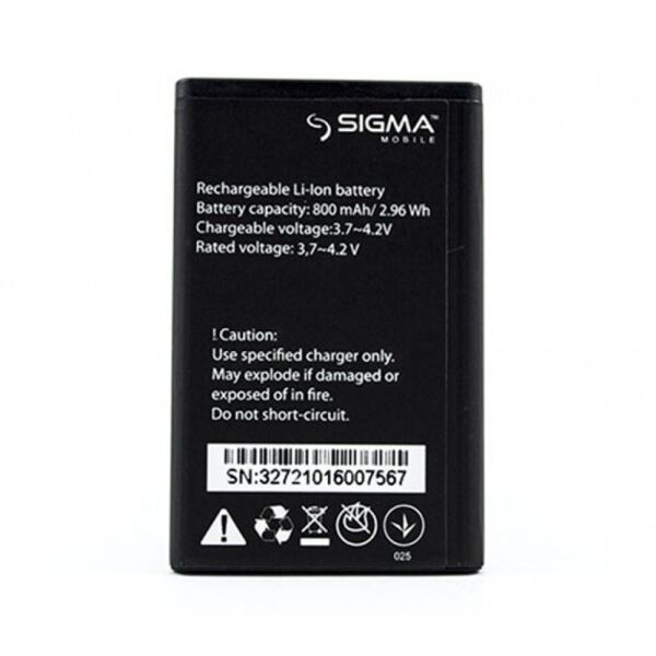 

Аккумулятор для SIGMA X-STYLE 11 800mAh