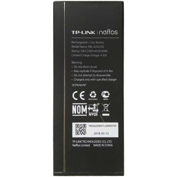 

Аккумулятор NBL-42A2200 для TP-LINK NEFFOS C5 2200mAh