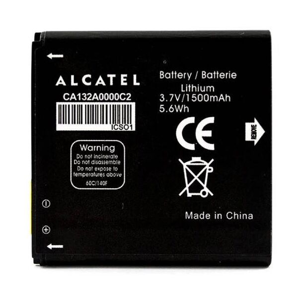 

Аккумулятор CA132A0000C2 для ALCATEL C5 / OT5036 1500mAh