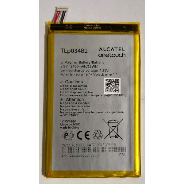 

Аккумулятор "Original" для Alcatel OT6030 / TIP018B2 3400mAh