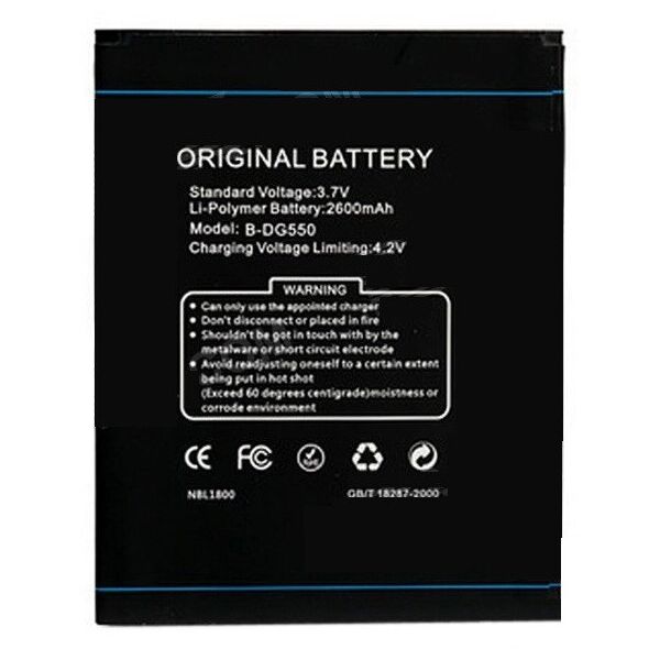 

Аккумулятор для DOOGEE DAGGER DG550 2600mAh