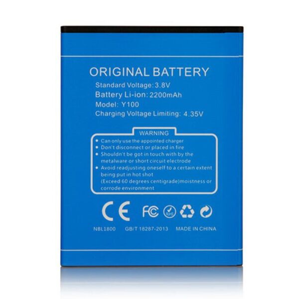 

Аккумулятор для DOOGEE Y100 / VALENCIA 2 / Y100 PRO 2200mAh