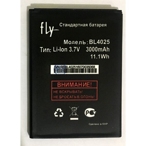 

Аккумулятор BL4025 для Fly iQ4411 Energie 2 3000mAh