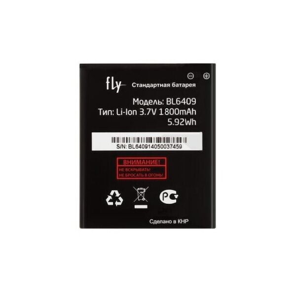 

Аккумулятор BL6409 для Fly IQ4406 1800mAh