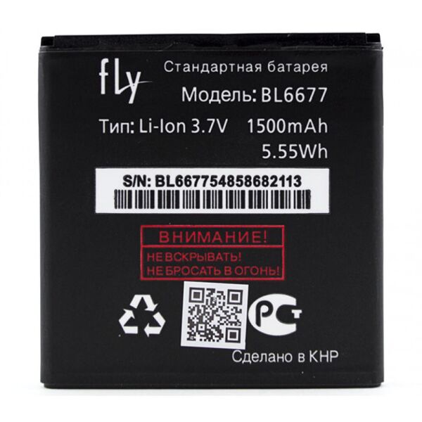 

Аккумулятор BL6677 для Fly IQ447 1500mAh