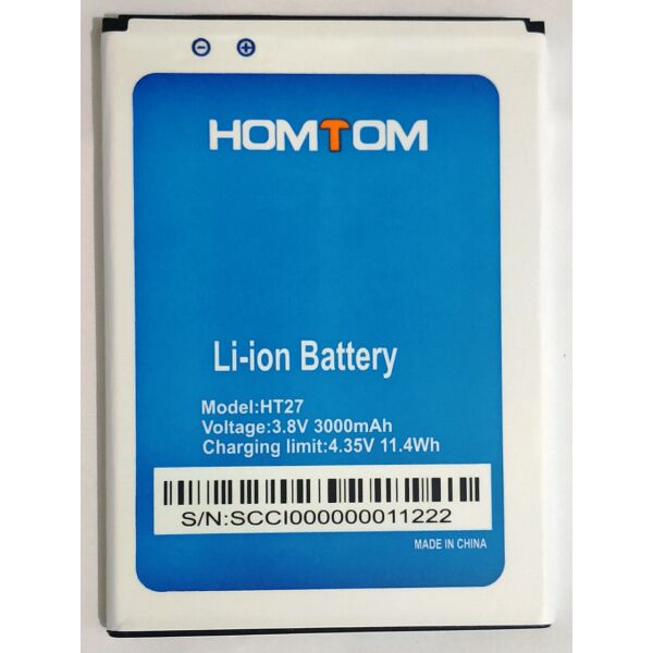 

Аккумулятор для Homtom HT27 / HT27 Pro 3000mAh