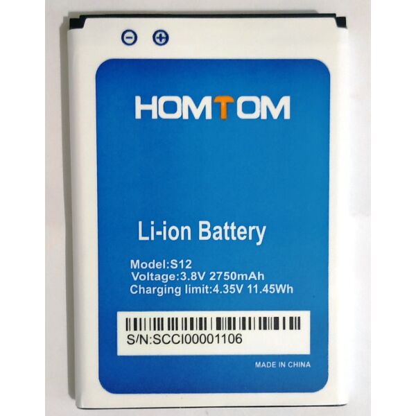 

Аккумулятор для Homtom S12 2750mAh