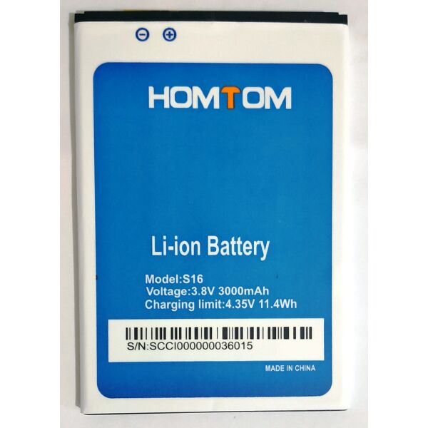 

Аккумулятор для Homtom S16 3000mAh