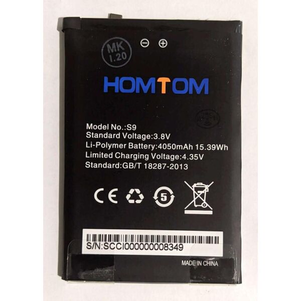

Аккумулятор для Homtom S9 4050mAh