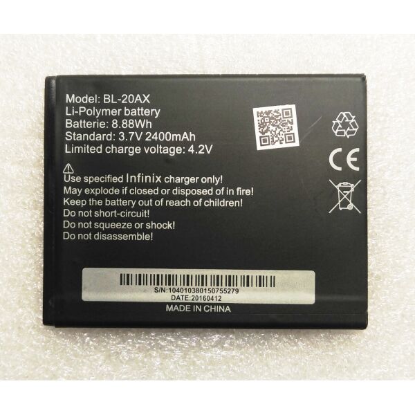 

Аккумулятор для INFINIX 20AX 2400mAh