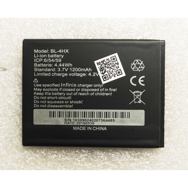 

Аккумулятор для INFINIX 4HX 1200mAh