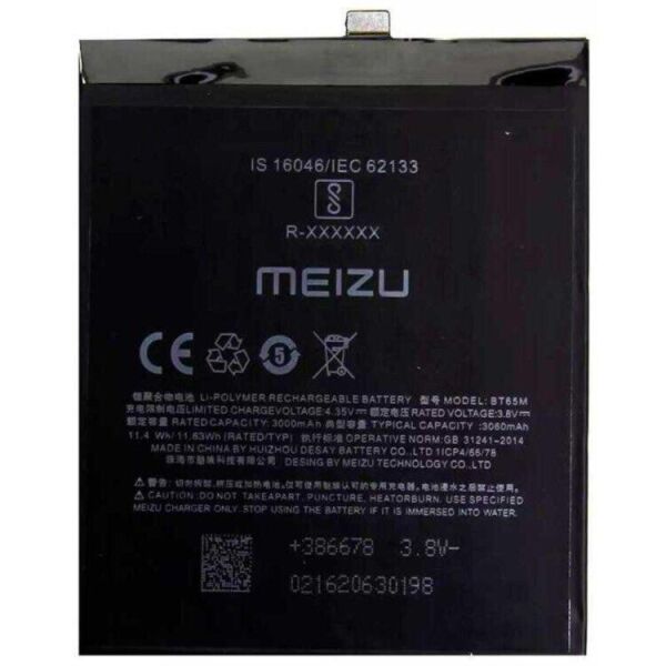 

Аккумулятор BT65M для Meizu MX6 3060mAh