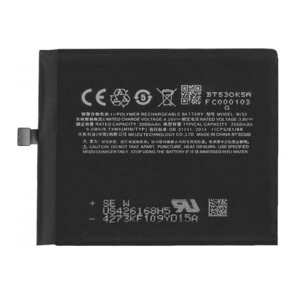 

Аккумулятор "Original" BT53 для Meizu pro 6 (2560mAh)