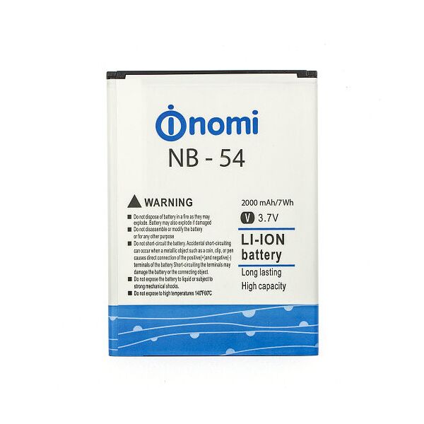 

Аккумулятор NB-54 для NOMI I504 / NB-504 2000mAh