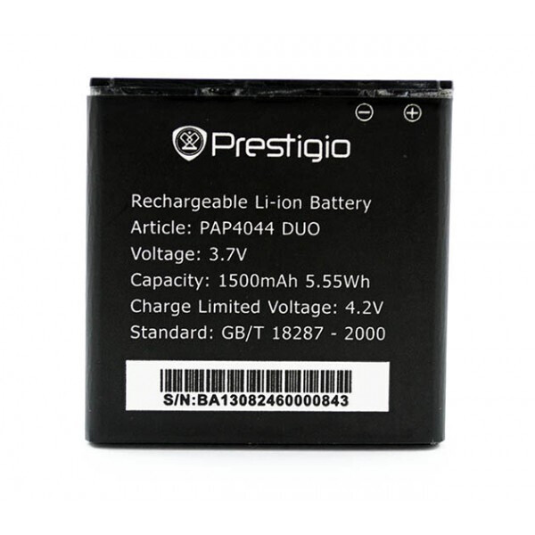 

Аккумулятор Prestigio PAP4044 1500mAh