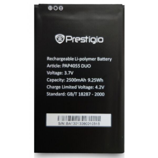 

Аккумулятор Prestigio PAP4055 2500mAh