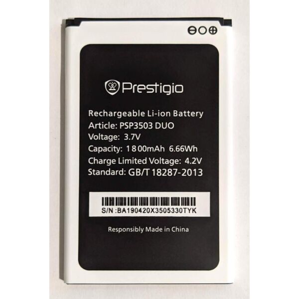 

Аккумулятор "Original" для Prestigio PSP3503 / 3505/3509/3519 1800mAh