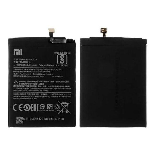 

Аккумулятор BN44 для Xiaomi Redmi 5 Plus 3900mAh
