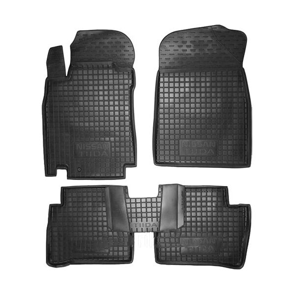 

Коврики в салон Avto-Gumm Nissan Tiida I 04-11 черный (11258)