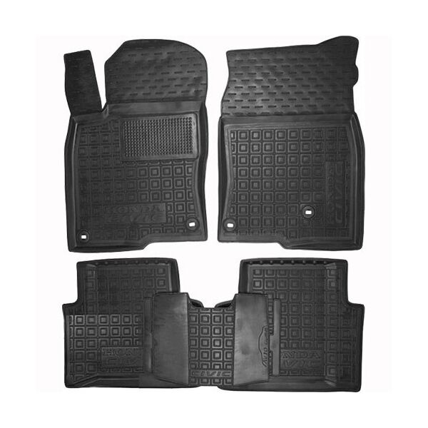 

Коврики в салон Avto-Gumm Honda Civic X 15- седан черный (11615)