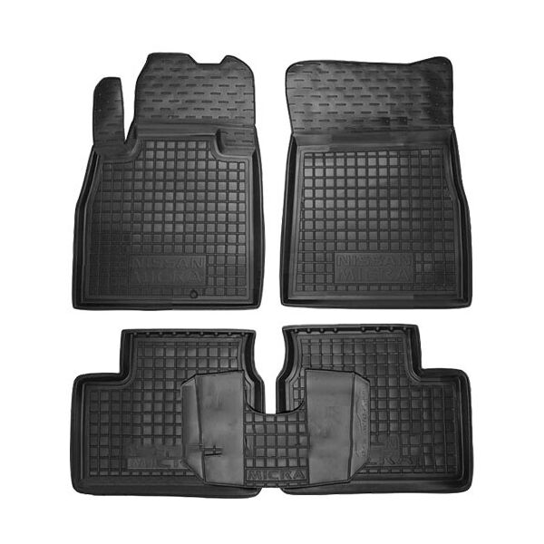 

Коврики в салон Avto-Gumm Nissan Micra (K13) IV 10- черный (11387)