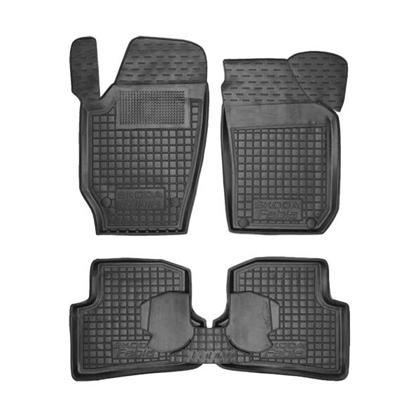 

Коврики в салон Avto-Gumm Skoda Fabia II 07- черный (11291)