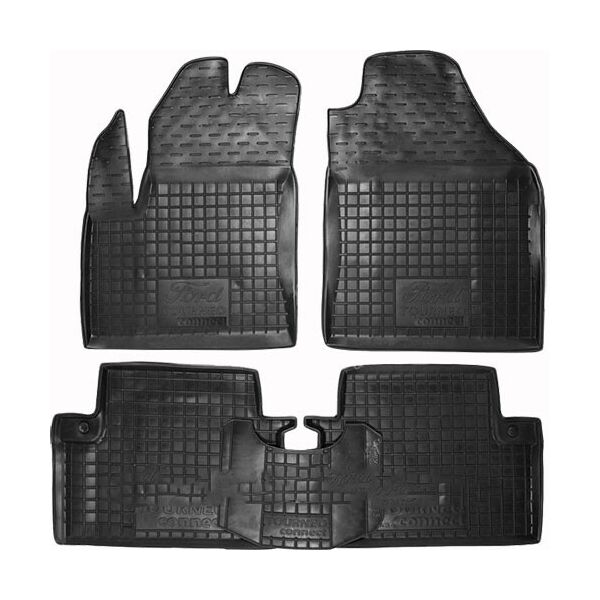 

Коврики в салон Avto-Gumm Ford Tourneo Connect I 02-12 (короткая база) черный (11185)