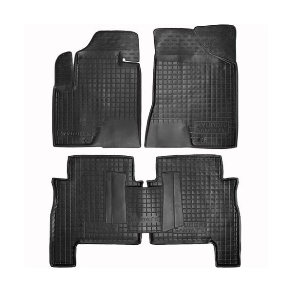 

Коврики в салон Avto-Gumm Hyundai Santa Fe II 06-10 (5 мест) черный (11164)