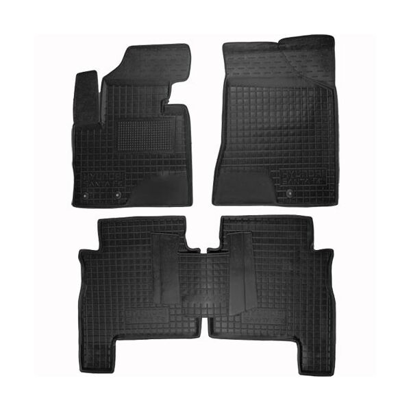 

Коврики в салон Avto-Gumm Hyundai Santa Fe II 10-12 (5 мест) черный (11165)