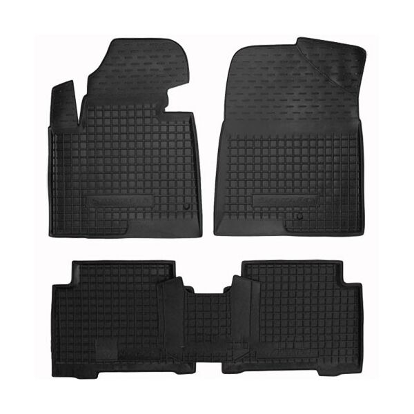 

Коврики в салон Avto-Gumm Hyundai Santa Fe III 12- (5 мест) черный (11166)