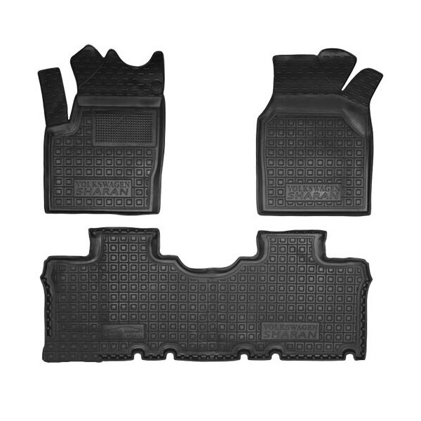 

Коврики в салон Avto-Gumm Volkswagen Sharan I 95-10 (5 мест) черный (11689)