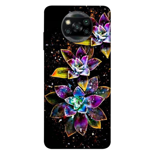 

Чехол itsPrint Цветы для Xiaomi Poco X3 NFC