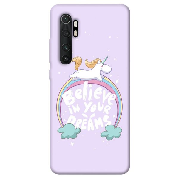 

Чехол itsPrint Believe in your dreams unicorn для Xiaomi Mi Note 10 Lite