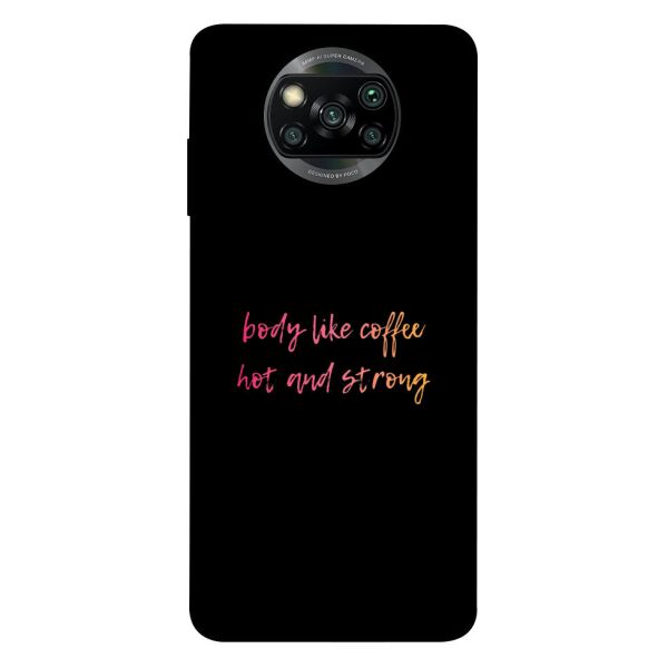 

Чехол itsPrint Body like coffee для Xiaomi Poco X3 NFC
