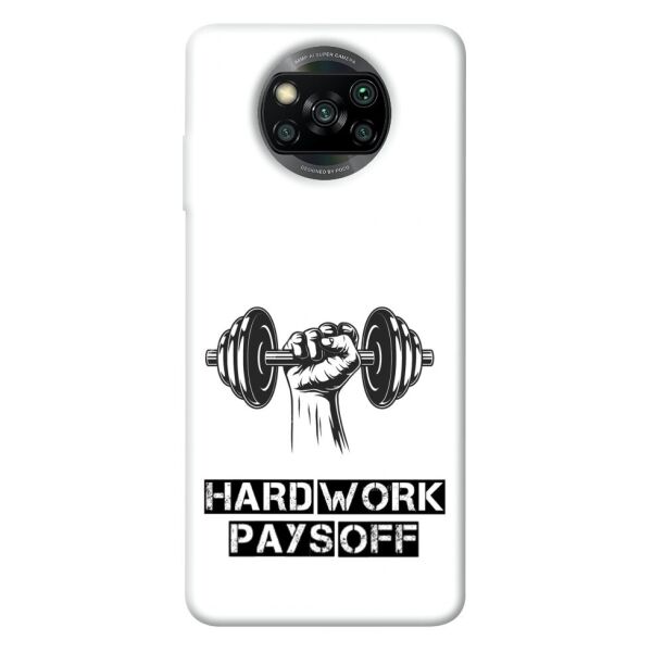 

Чехол itsPrint Hard work pays off для Xiaomi Poco X3 NFC