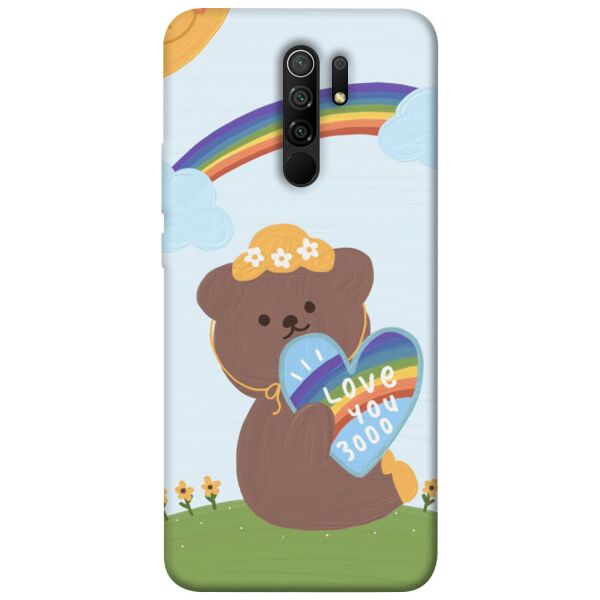 

Чехол itsPrint Мишка с сердцем для Xiaomi Redmi 9