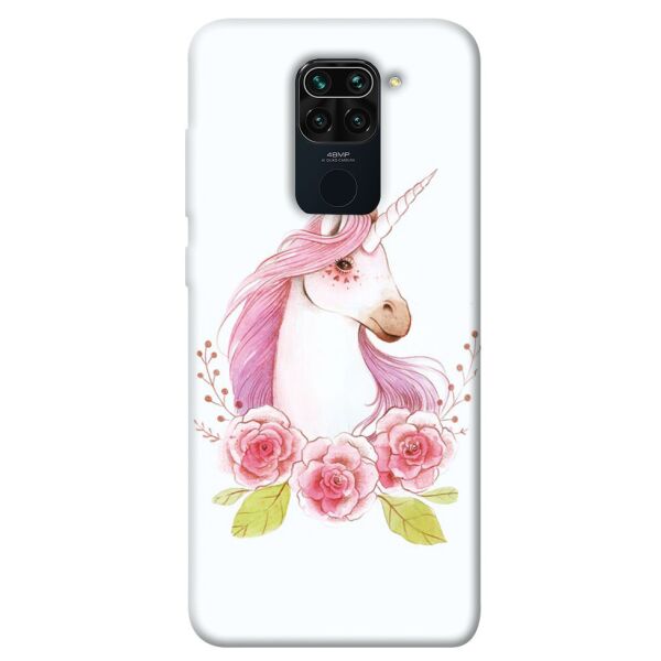 

Чехол itsPrint Единорог с цветами для Xiaomi Redmi Note 9 / Redmi 10X