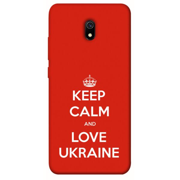 

Чехол itsPrint Keep calm and love Ukraine для Xiaomi Redmi 8a