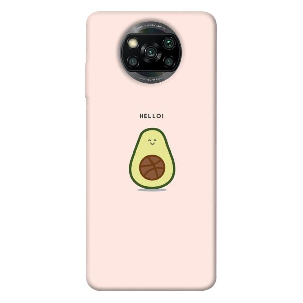 

Чехол itsPrint Hello avocado для Xiaomi Poco X3 NFC
