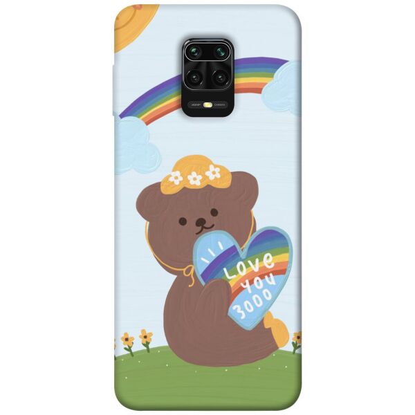 

Чехол itsPrint Мишка с сердцем для Xiaomi Redmi Note 9s / Note 9 Pro / Note 9 Pro Max