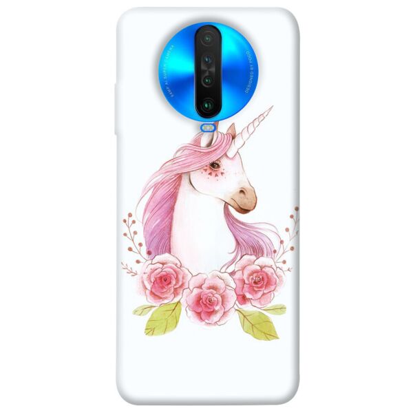 

Чехол itsPrint Единорог с цветами для Xiaomi Poco X2