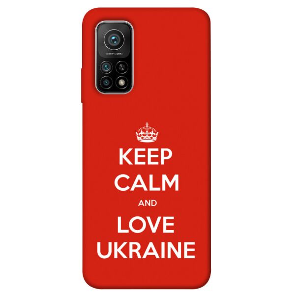 

Чехол itsPrint Keep calm and love Ukraine для Xiaomi Mi 10T Pro