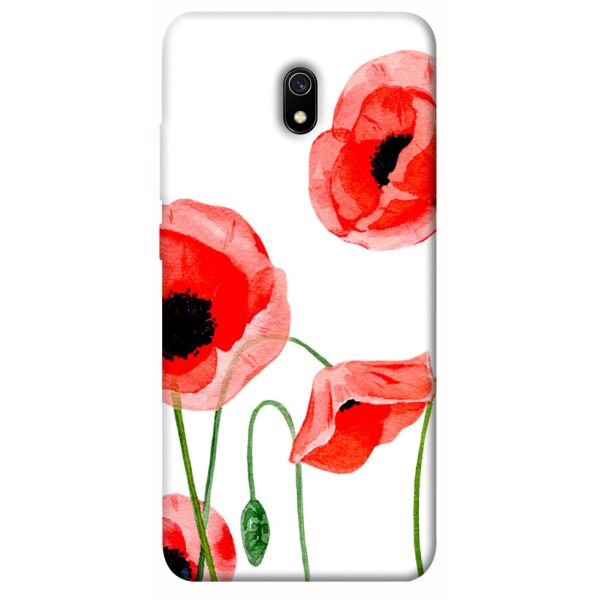 

Чехол itsPrint Акварельные маки для Xiaomi Redmi 8a