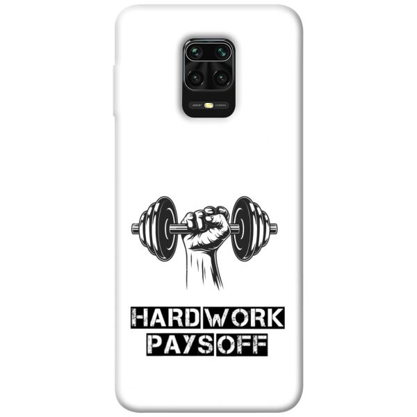 

Чехол itsPrint Hard work pays off для Xiaomi Redmi Note 9s / Note 9 Pro / Note 9 Pro Max